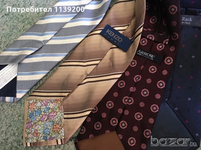 луксозни вратовръзки 15бр Kenzo Azzaro Zara Les Shadoks Burton Dupont , снимка 5 - Други - 17154731