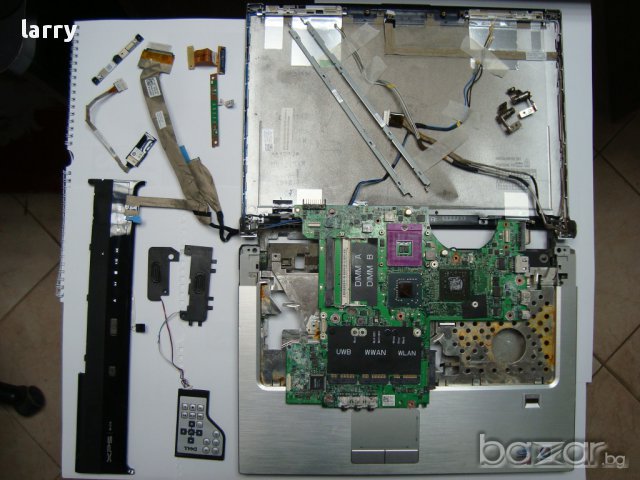 Dell XPS М1530 лаптоп на части