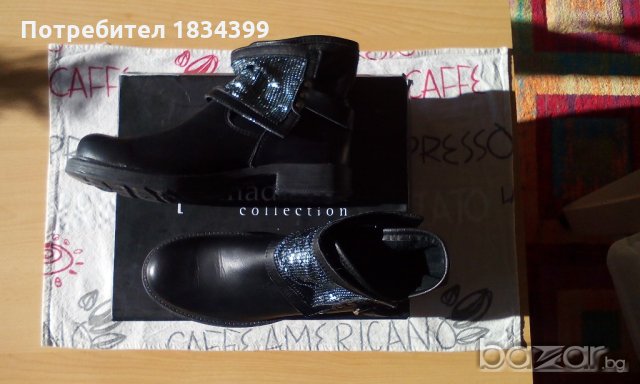 Дамски боти, нови, естествена кожа, №40, снимка 2 - Дамски боти - 20344482