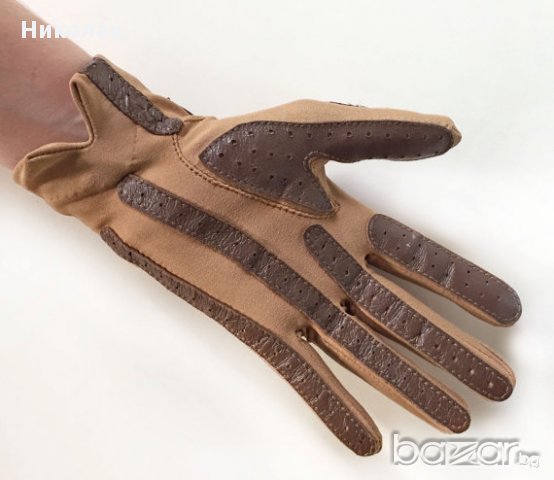 Isotoner Gloves 80s Vintage Brown 2, снимка 12 - Ръкавици - 17191955