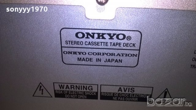 onkyo deck-made in japan-внос швеицария, снимка 12 - Ресийвъри, усилватели, смесителни пултове - 18297686