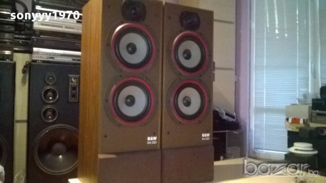 B&w dm-330-2бр тонколони 86/32/29см-внос швеицария, снимка 2 - Тонколони - 15266308