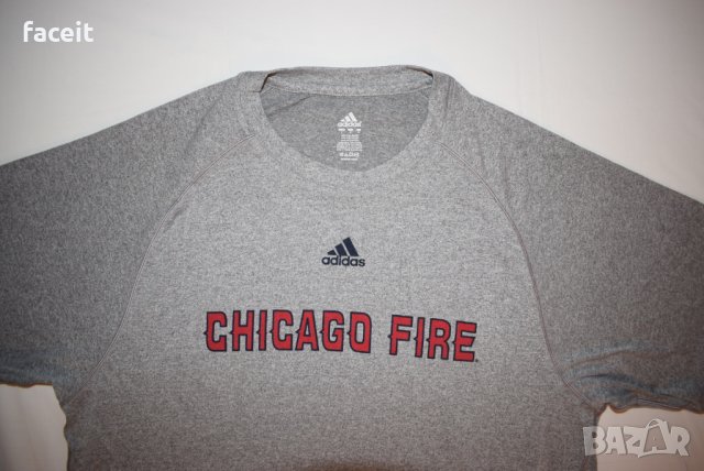 Adidas - Chicago Fire - Страхотна 100% ориг. тениска / Адидас / Чикаго, снимка 2 - Спортни дрехи, екипи - 25867993