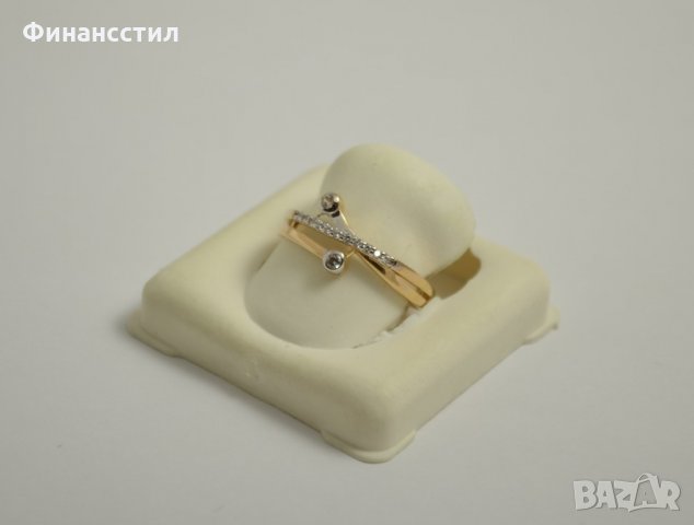 нов златен пръстен 42669-3, снимка 5 - Пръстени - 21994180