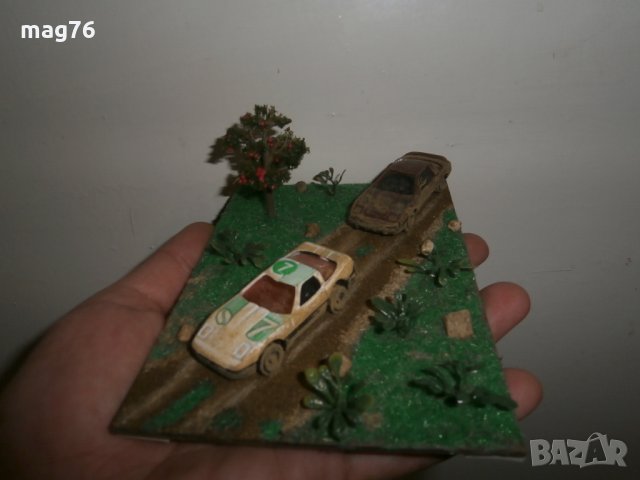  Мини Diorama rally 10x15cm Уникат, снимка 6 - Колекции - 25056407
