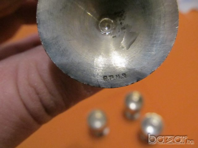 Комплект от 4 красиви чаши за ракия със столчеи  с маркировка _ Внос Англия , снимка 4 - Антикварни и старинни предмети - 16935202