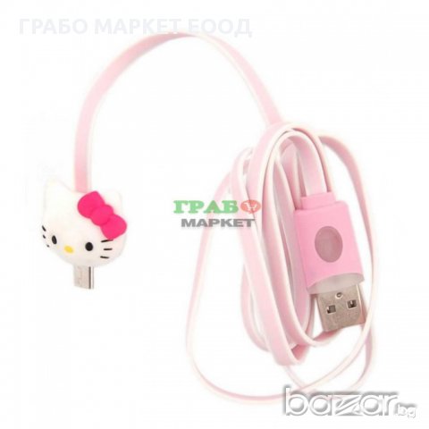 Micro USB кабел за телефон за бърз трансфер на данни и зареждане, снимка 2 - USB кабели - 15960341