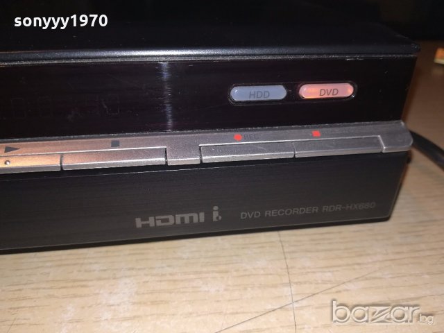 sony rdr-hx680 dvd recorder-hdd/hdmi/usb/dv in/-внос швеицария, снимка 12 - Ресийвъри, усилватели, смесителни пултове - 20125087