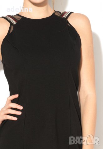 French Connection черна рокля с гол гръб, снимка 4 - Рокли - 23153885