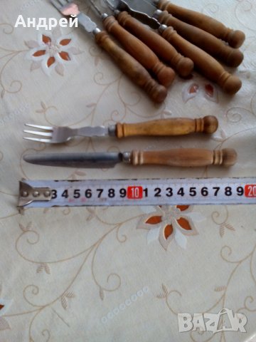 Стари прибори за хранене,вилици,ножчета, снимка 7 - Антикварни и старинни предмети - 23819574