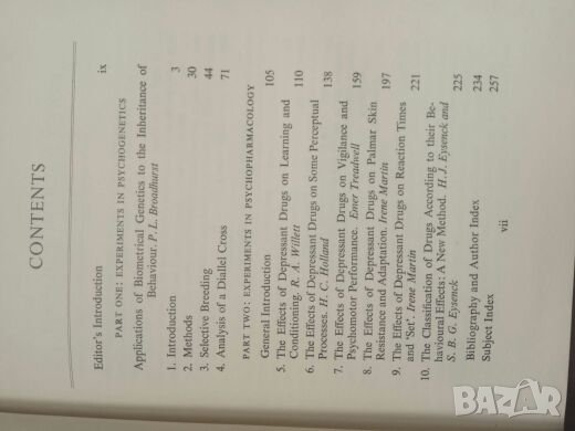 Experiments in Personality Volume I: Psychogenetics and Psychopharmacology  H.J. Eysenck, снимка 2 - Специализирана литература - 25112358
