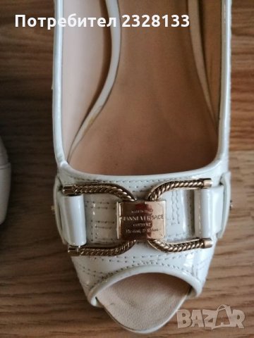 Оригинални дамски обувки VERSACE , снимка 4 - Дамски елегантни обувки - 25964819