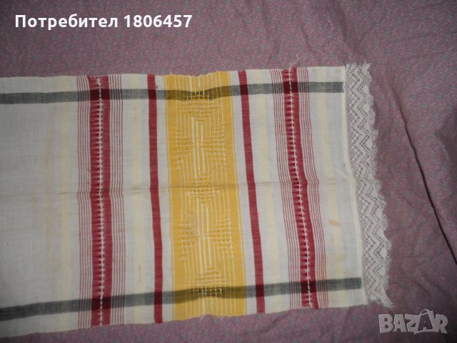кенарена кърпа с дантела , снимка 5 - Антикварни и старинни предмети - 22299836