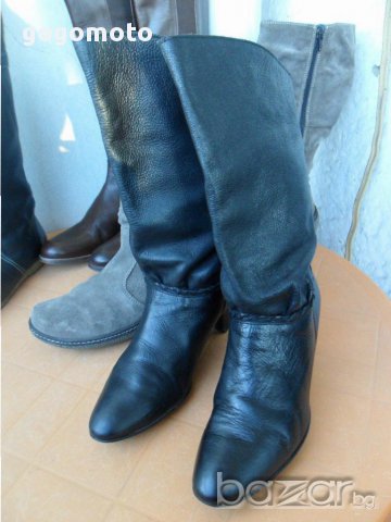 дамски 36 -37 кожени ботуши,100% естествена кожа, GOGOMOTO.BAZAR.BG , снимка 8 - Дамски ботуши - 13246371