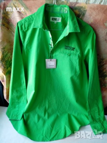 Зелена риза KIWI mini pris на VOICE UNIFORM размер 36 , снимка 1