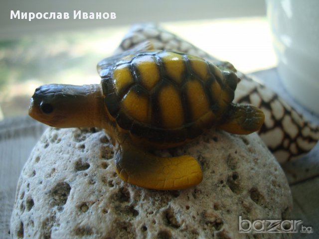 жълта костенурка, снимка 3 - Декорация за дома - 11663590