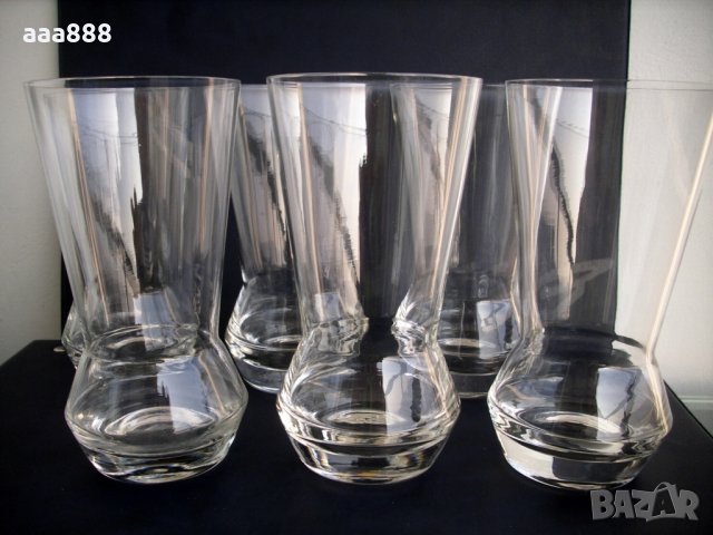 Чаши калиево стъкло сервиз, снимка 2 - Чаши - 23617465