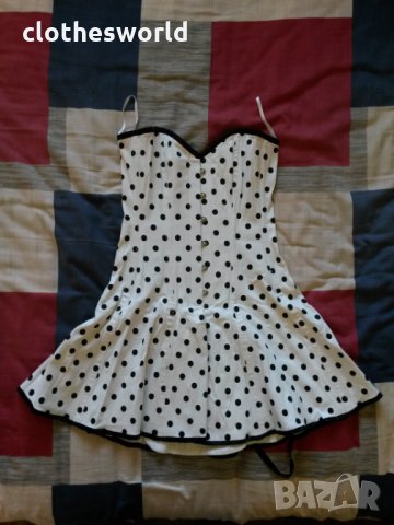 Стилна секси рокля тип корсет с метални банели, снимка 5 - Рокли - 11689850