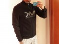 Michael Kors Big MK Logo Full Zip Fleece Sweatshirt Jacket, снимка 6