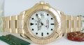 Rolex Yacht Master Dial White Yellow Gold 18K, снимка 3