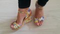 Уникални цветни сандали, снимка 1