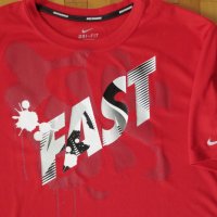 Nike Dri-fit run fast tee, снимка 4 - Тениски - 24924942