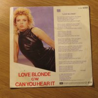 малка грамофонна плоча - Kim Wilde  - Love blonde -   изд.80те г., снимка 2 - Грамофонни плочи - 24865320