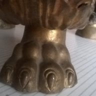 антикварен месингов /бронзов/ свещник-уникат, снимка 9 - Антикварни и старинни предмети - 17048514