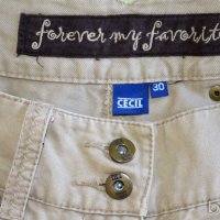 Cecil Forever My Favorite дамски панталон бежов карго 100% памук , снимка 4 - Панталони - 21721800