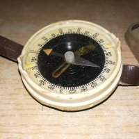АНТИК-компас-руска ретро колекция с кожена каишка-водомер, снимка 11 - Колекции - 20576322