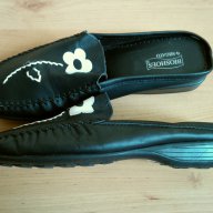 MIGATO - чисто нови затворени чехли от естествена кожа, снимка 2 - Чехли - 11556495