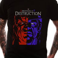 WWE! Детски кеч тениски KANE & UNDERTAKER BROTHERS OF DESTRUCTION! Поръчай модел с твоя идея!, снимка 2 - Детски тениски и потници - 11533273