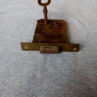 Старинна брава #4, снимка 2 - Антикварни и старинни предмети - 24314166