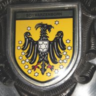 Релефни пана, цв.метал с автентични цветни гербове - Лот 4 бр, снимка 5 - Антикварни и старинни предмети - 14486859
