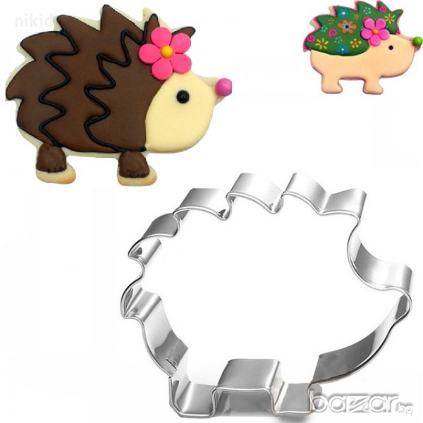 Таралеж метална форма резец украса бисквитки фондан, снимка 1