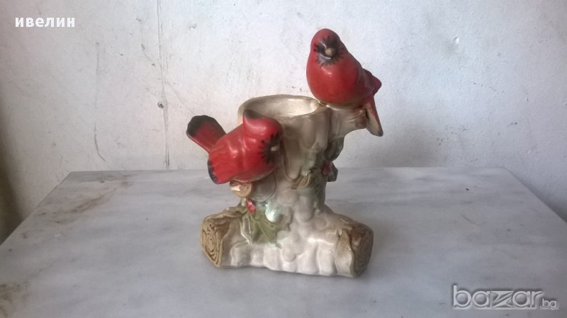 порцеланов свещник, снимка 1