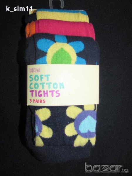 Marks & Spencer нови красиви чорапогащници за 2-3 г, снимка 1