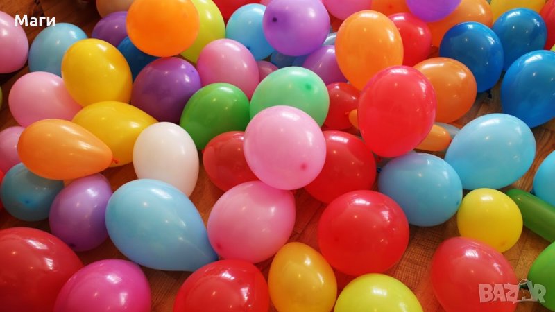 Балони с конфети, лента за арка, хелий, снимка 1