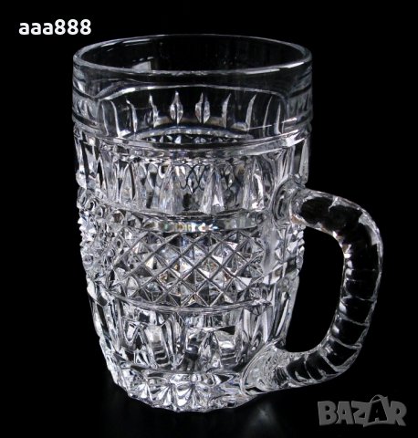 Халби чаши за бира чешки кристал, снимка 2 - Чаши - 23796331