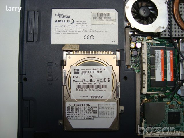 Fujitsu-Siemens Amilo D 1845 лаптоп на части, снимка 5 - Части за лаптопи - 20511136