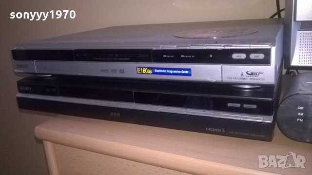 SONY HDD/DVD RECORDER-195ЛВ ЗА БРОИКА, снимка 3 - Плейъри, домашно кино, прожектори - 25756928