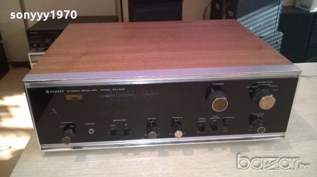 pioneer sx-440-stereo receiver-made in japan-внос англия, снимка 10 - Ресийвъри, усилватели, смесителни пултове - 19843547