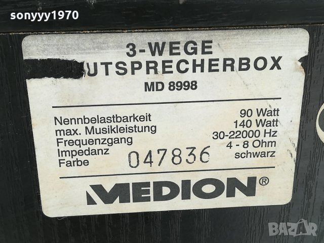 mideon-2бр тонколони-внос швеицария, снимка 14 - Тонколони - 22466709