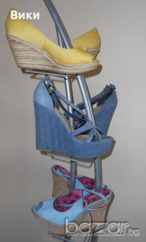 Обувки на платформа  Bershka патешко жълто , снимка 5 - Дамски ежедневни обувки - 21214791