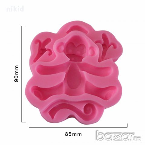 маймуна маймунка части силиконов форма фигурка украса декор торта фондан, снимка 2 - Форми - 16350677