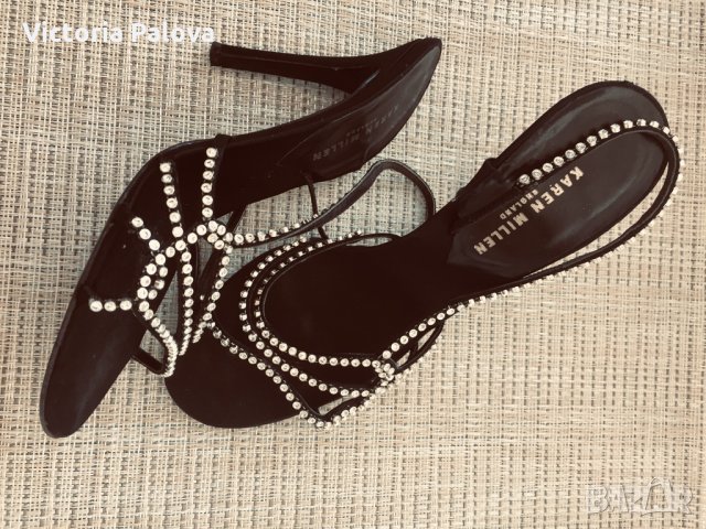 Луксозни сандали KAREN MILLEN , снимка 5 - Дамски обувки на ток - 24939380