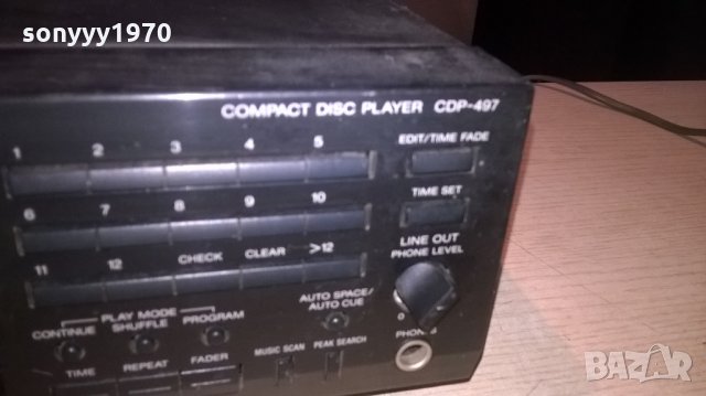pioneer cdp-497-за ремонт/части, снимка 6 - Ресийвъри, усилватели, смесителни пултове - 23520567