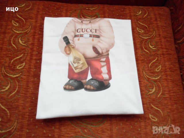 Ново! Мъжка тениска Gucci принт, снимка 2 - Тениски - 23489382