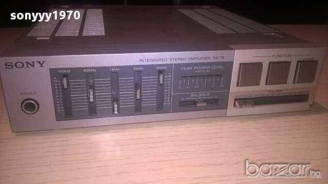 sony ta-78-stereo amplifier-made in japan-внос швеицария, снимка 6 - Ресийвъри, усилватели, смесителни пултове - 12442653