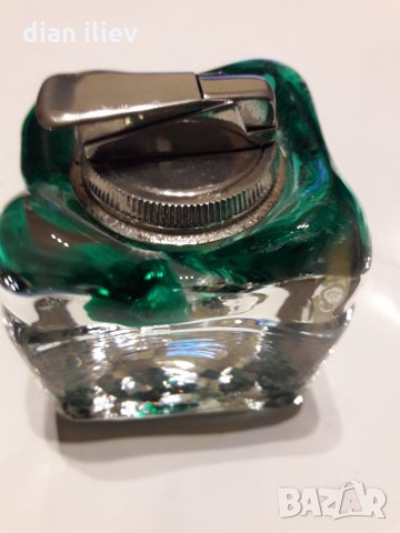 Стара настолна газова запалка, снимка 6 - Антикварни и старинни предмети - 24518007